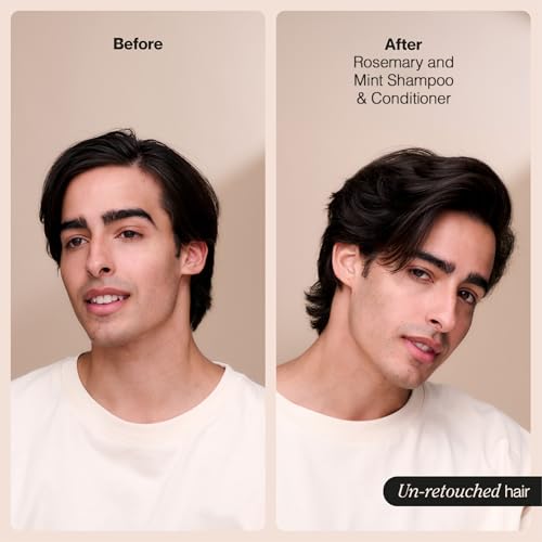 Suave Shampoo and Conditioner, Rosemary & Mint ? Invigorating Formula with 100% Natural Essential Oils, 12.6 Oz Ea