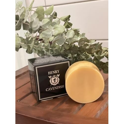 Henry Cavendish Himalaya Shaving Soap with Shea Butter & Coconut Oil. Long Lasting 4 oz Puck Refill. Mens Shave Soap. All Natural. Rich Lather, Smooth Comfortable Shave. For Ladies and Gentlemen.