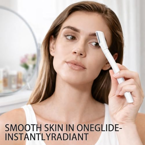 Fernfern Transparent Dermaplane Razor for Women Face 10 Pack - Gentle Exfoliation & Eyebrow Shaping