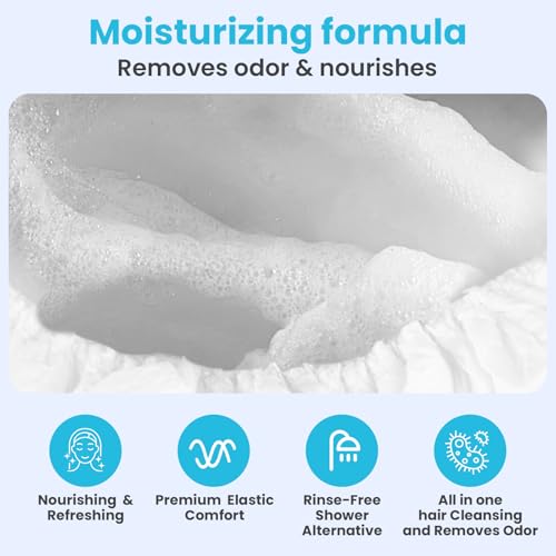 Drench No Water Hair Washing Cap 1 Ounce Pack of 18 Waterless Shampoo & Conditioner