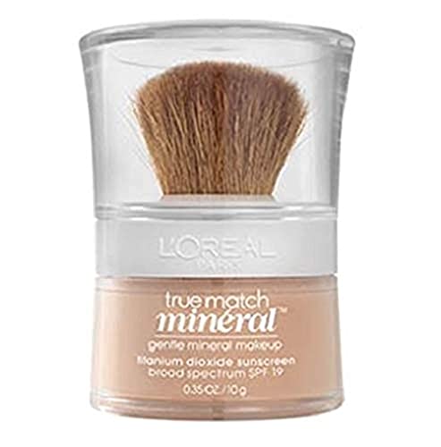 L'Oréal Paris True Match Mineral Loose Powder Foundation, Soft Ivory, 0.35oz