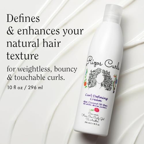 Curl Defining Cream for Wavy, Curly, Coily Hair - Frizz Control & Moisture