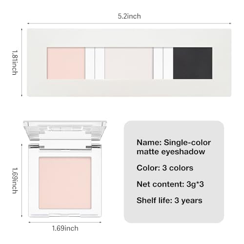 AMY'S DIARY Eyeshadow Palette 3-Color Set | Long-Lasting