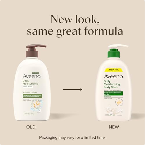 Aveeno Daily Moisturizing Body Wash for Dry Skin, 33 fl oz