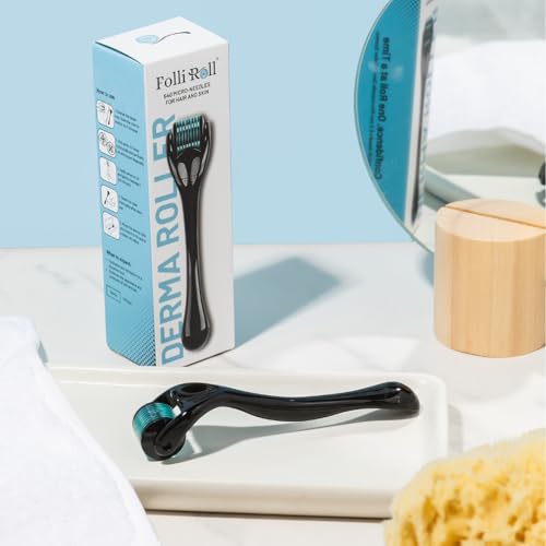 Derma Roller 0.3mm 540 Titanium Needles - Face & Scalp