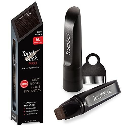 TouchBack Pro Gray Root Touch Up Marker - Dark Brown