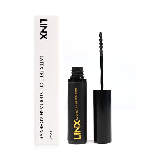 LINX Lash Glue Segmented DIY False Eyelash Cluster Adhesive Latex-Free Mirco Mascara Wand (Black)