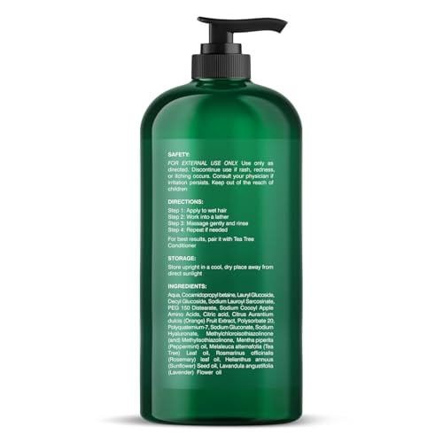 Botanic Hearth Tea Tree Shampoo with Peppermint & Lavender, 16 fl oz