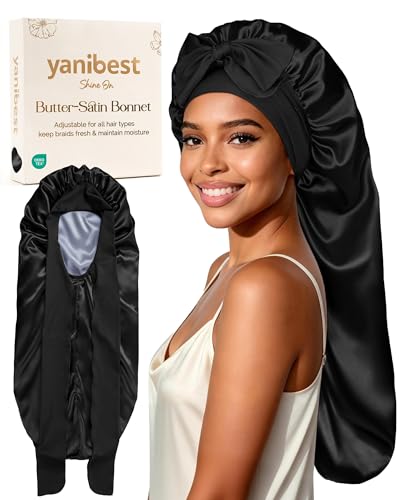 Satin Sleep Bonnet for Natural Hair & Braids