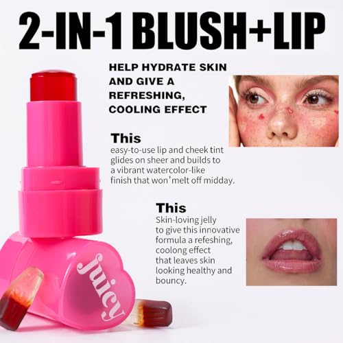 FYEBOO Juicy Jelly Lip & Cheek Tint - Hydrating Water Formula
