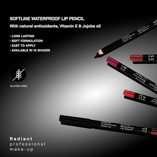 Radiant Professional Waterproof Lip Liner Pencil – Wine
