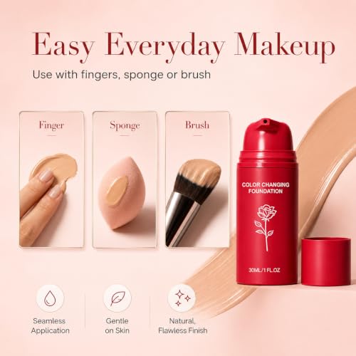 Korean Color Changing Foundation - Self-Adjusting Liquid Makeup