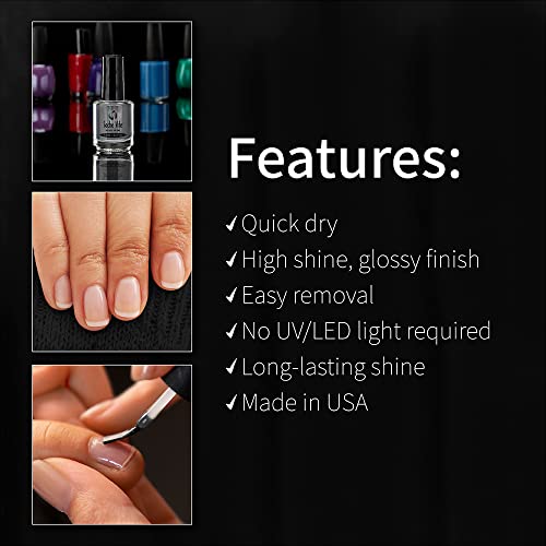 Seche Vite Dry Fast Top Coat – Quick Dry Nail Polish, 0.5 oz