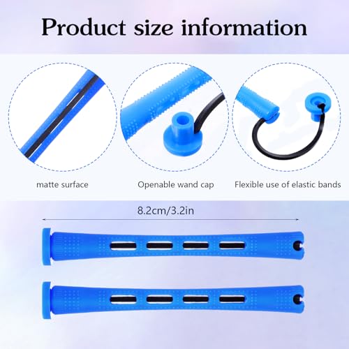 Bremorou 20 Pcs Small Perm Rods for Short Hair - DIY Curling Tools
