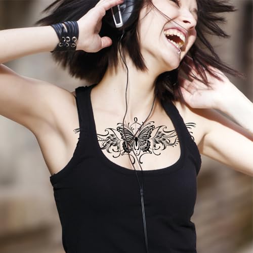 Waterproof Temporary Tattoo Stickers - 9 Sheets