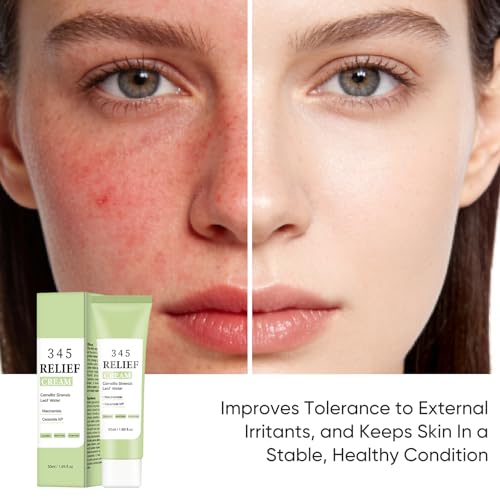 AOPEIBOTO Relief Face Moisturizer with Niacinamide & Hyaluronic Acid - Soothing, Blemish Care, 1.69 Fl Oz