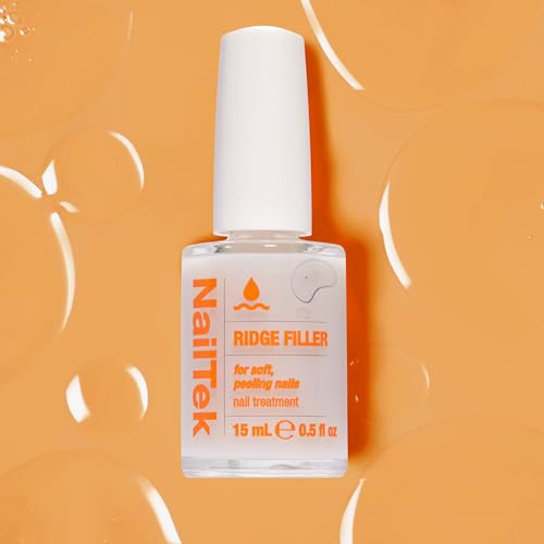 Nail Tek Ridge Filler Formula 2 - Strengthening Base Coat for Soft Nails