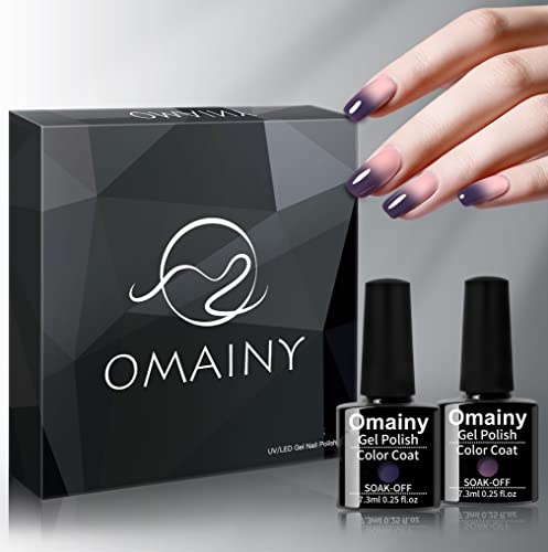 Omainy Jelly Gel Nail Polish Set,Brown Jelly Gel Polish Set,Translucent Gel Nail Polish,Crystal Jelly Clear Gel Nail Polish,Sheer Gel Nail Polish Set,Brown Fall Colors,Soak Off UV LED Nail Art CS6001