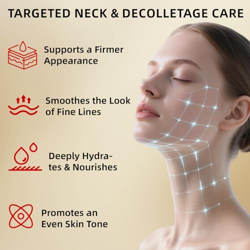Neck Cream - Retinol & Collagen Neck Firming Cream for Wrinkles, Moisturizing and Anti-Aging, Perfect for Neck & D?collet? Skin Care - 1.76 fl.oz