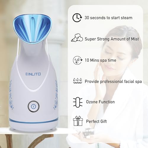 KINLITO Facial Steamer | Nano Ionic Deep Pore Cleanser