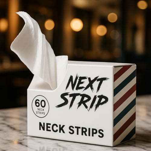 Next Strip Premium Neck Strips, Large Size – 60 Count, Barber & Salon