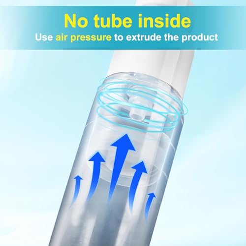 Bubimon Airless Pump Jars 18 Pack BPA Free Leak Proof