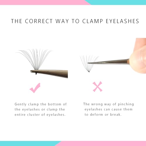 600 Fans 20D Curly Premade Eyelash Extensions 8-15mm Mixed Length Handmade Thin Base Pre-made Fan Clusters D Curly Loose Fan Design for Natural Volume (20D-0.05-D-8-15mm£©