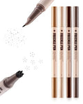 Dual Ended Freckle Pen with Multi-Size Stamp & Precise Tip