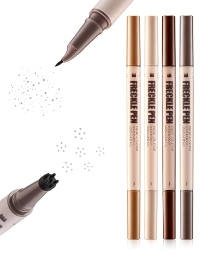 Dual Ended Freckle Pen with Multi-Size Stamp & Precise Tip