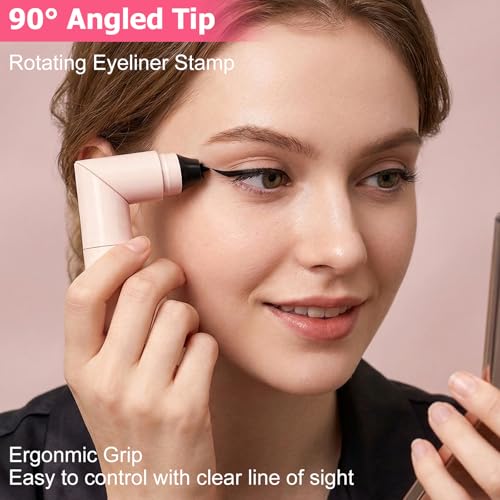 Winged Eyeliner Stamp Pen - Dual-Ended Cat Eye Makeup Tool