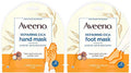 Aveeno Repairing CICA Foot & Hand Mask with Prebiotic Oat & Shea Butter