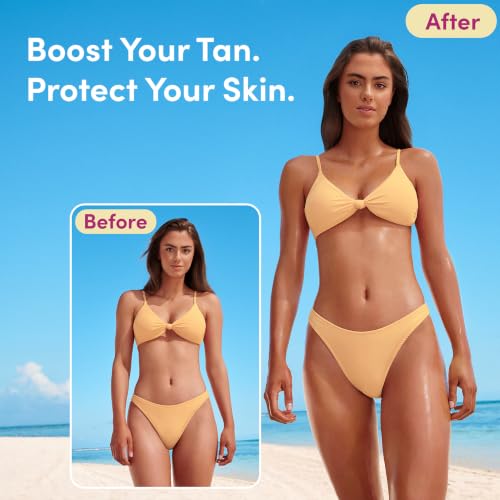 Coco & Eve Tan Boosting Body Oil SPF20 - Tanning Accelerator