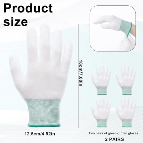 Heat-Resistant Hair Styling Gloves for Curling Iron & Flat Iron Protection Set of 2
