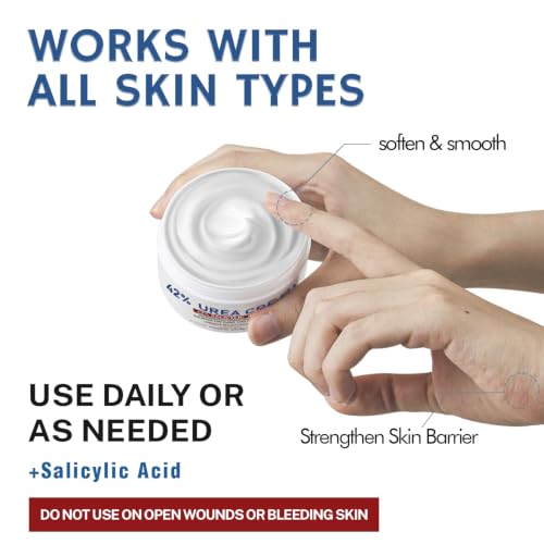OUKEYA Urea Cream 42% with Salicylic Acid - 5.29 oz for Dry Skin Relief