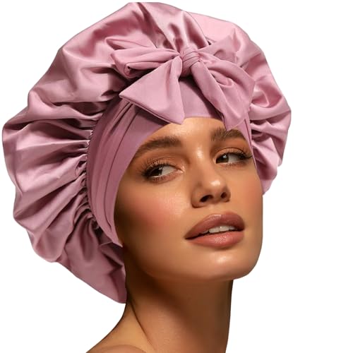 Silk Bonnet for Women with Adjustable Tie Band