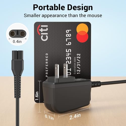4.3V Charger Compatible with Philips Norelco One Blade Old Model A00390 QP2520 MG3740 QP2521 QP2522 QP2515 MG5700 MG3720 Electric Shaver Replacement Power Cord