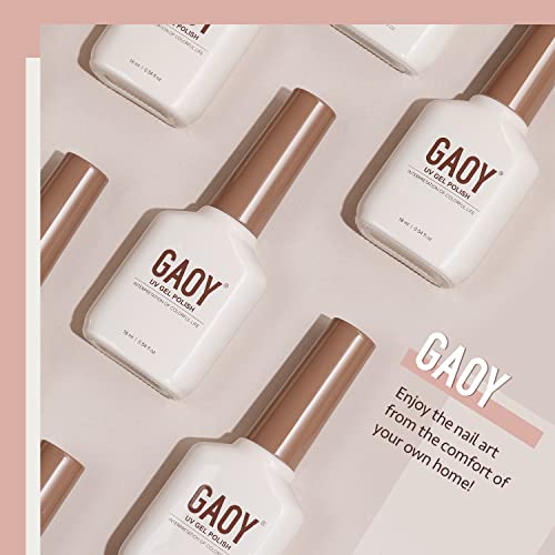 GAOY Sheer Gel Nail Polish 16ml Light Pink UV Cure