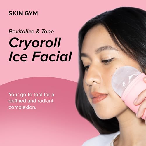 Ice Roller for Face – Depuffing Cold Facial Roller by Skin Gym
