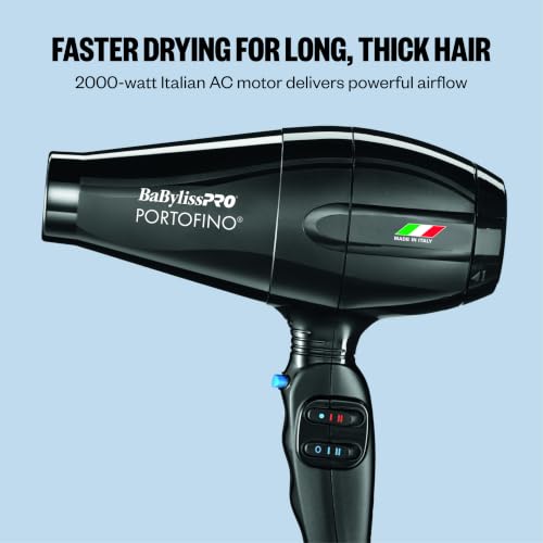 BaBylissPRO Nano Titanium Portofino 2000W Hair Dryer