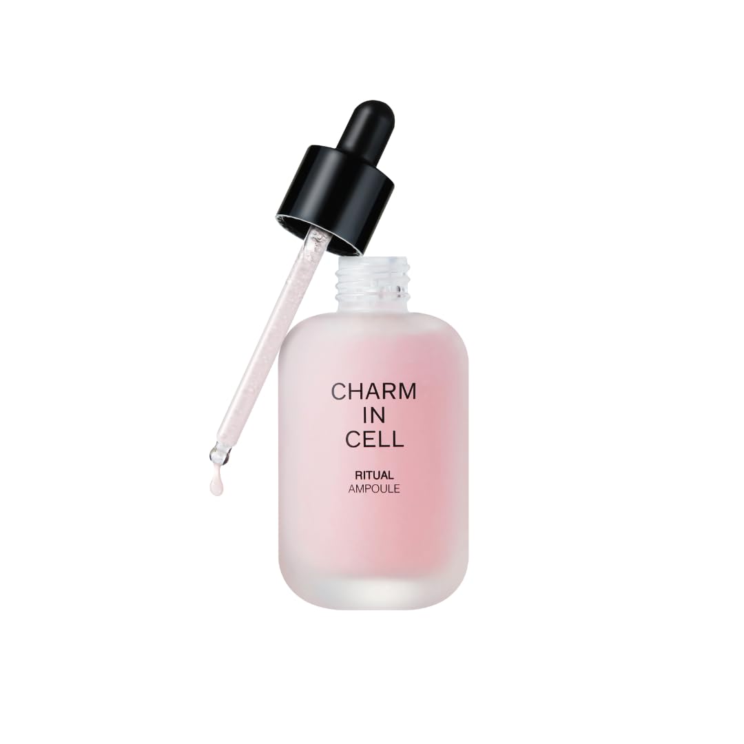 CHARMZONE Charm-in-Cell Ritual Ampoule - Water Gel Face Moisture Firming with Collagen Capsule, EFG Triple Peptide Korean anti-aging Skincare (1.69 fl.oz / 50ml)