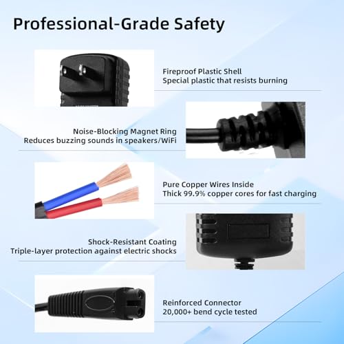 5V 1A Power Adapter for Andis ProFoil shavers .?Compatible with ProFoil Series:?? 17150, 17155, 17165, 17170, 17190, 17195, 17200, 17205//TS-1, TS-2, CL-17150, CL-17155, CL-17165, CL-17200, AN-17165.