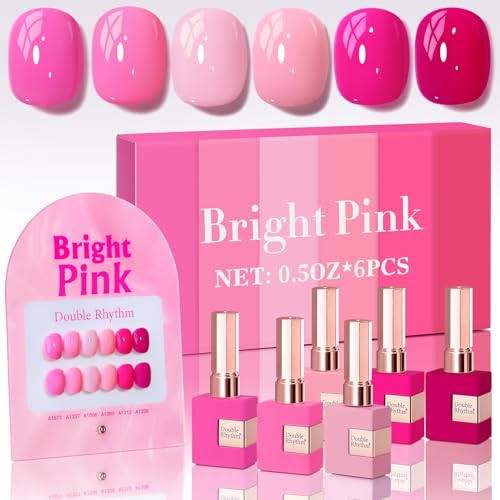 Double Rhythm 6 Pcs 15 ML Gel Polish Set Same Color Bottle Soak Off