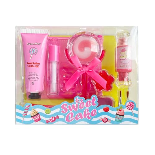 M&U Lip Gloss Set for Girls – 11pc Kit with Fun Shapes