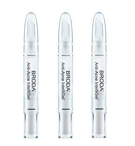 Broda Acne Spot Treatment Pen, 3-Pack Bundle with Salicylic Acid