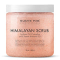 Himalayan Salt Body Scrub with Lychee Oil - 10 Oz