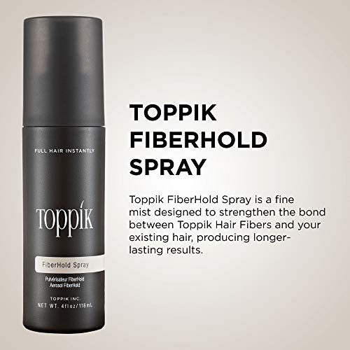 Toppik FiberHold Spray Unscented 4 Oz - Hair Thickening & Styling Spray