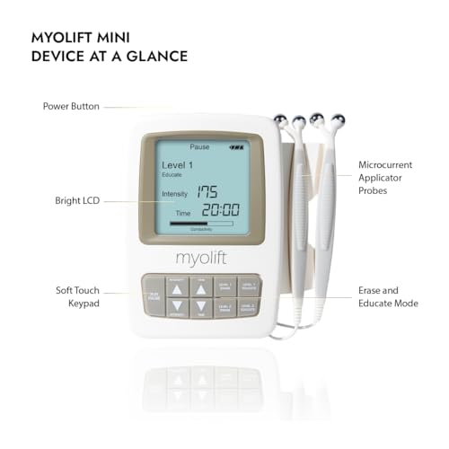 MYOLIFT Mini Microcurrent Facial Device Kit – Wrinkle Reduction