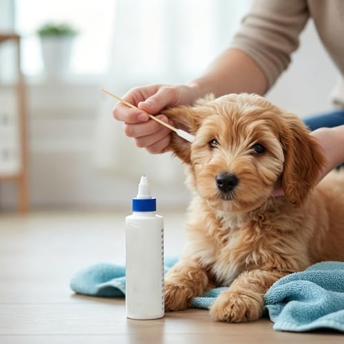 6-Inch Cotton Swabs for Dogs, 100 Pack Bamboo Handle