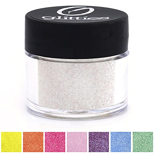 GLITTIES - Diamond Dust - Nail Art Iridescent Fine (.008") Glitter Powder - for Gel Nail Polish, Gel and Acrylic Nail Powder - (10 Gram Jar)