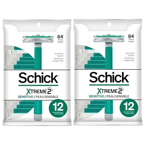 Schick ST2 for Men Sensitive Skin Disposable Razor - 12 ct - 2 pk